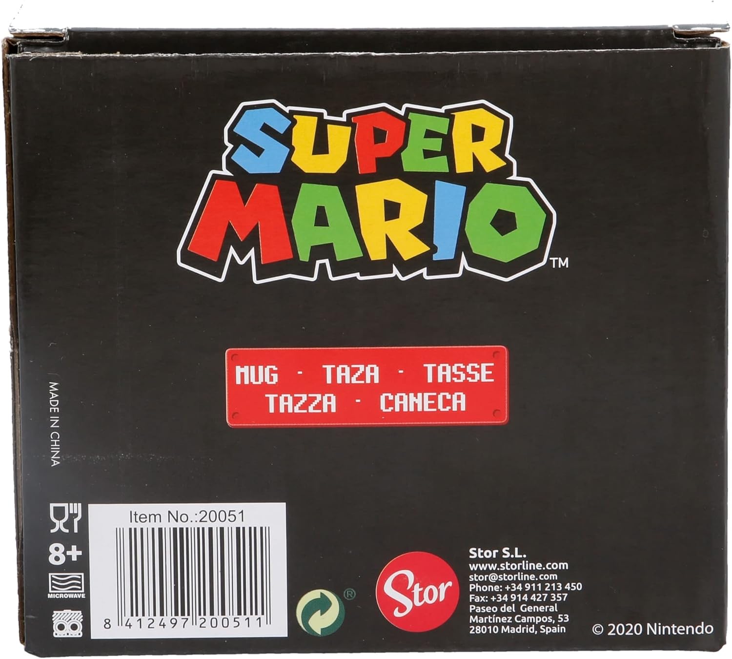 11oz Ceramic Mug in Super Mario Gift Box