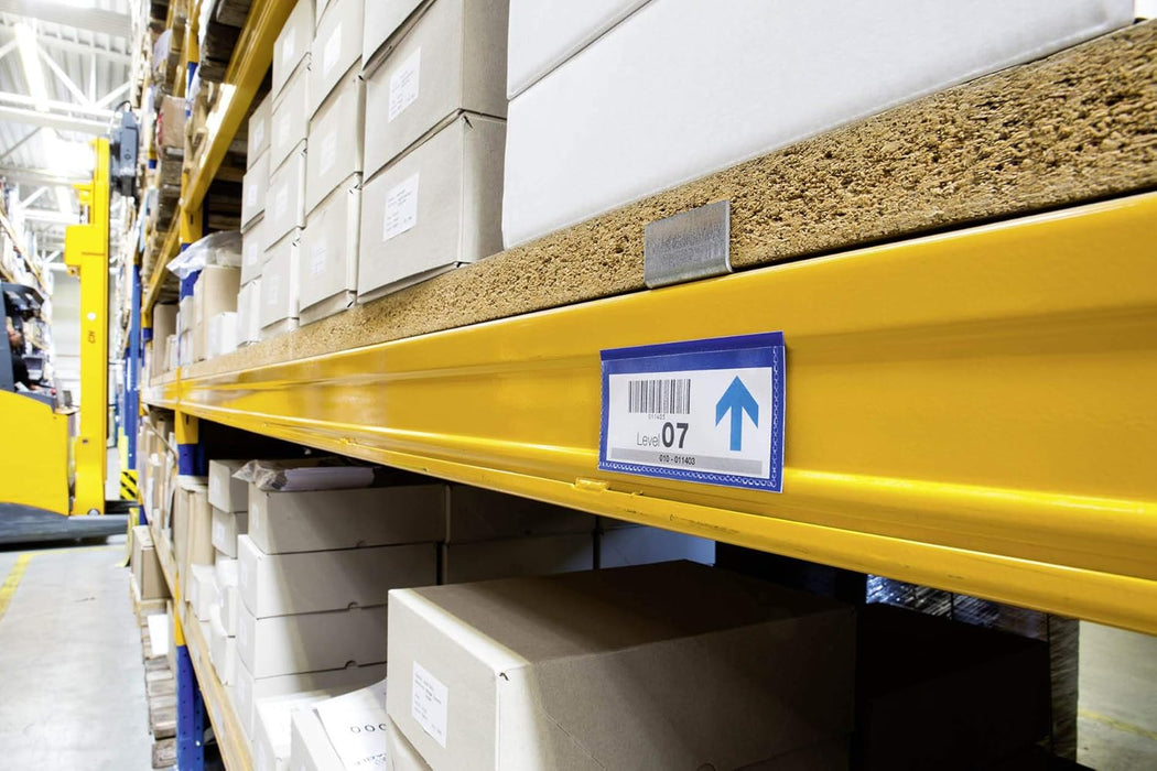 Durable 174107 Funda magnetica 100x38 mm (100 x 38 mm) Paquete de 50, azul