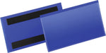 Durable Magnetic Document Pouch 15 0x 67 mm, Pack of 50 Pieces, Dark Blue