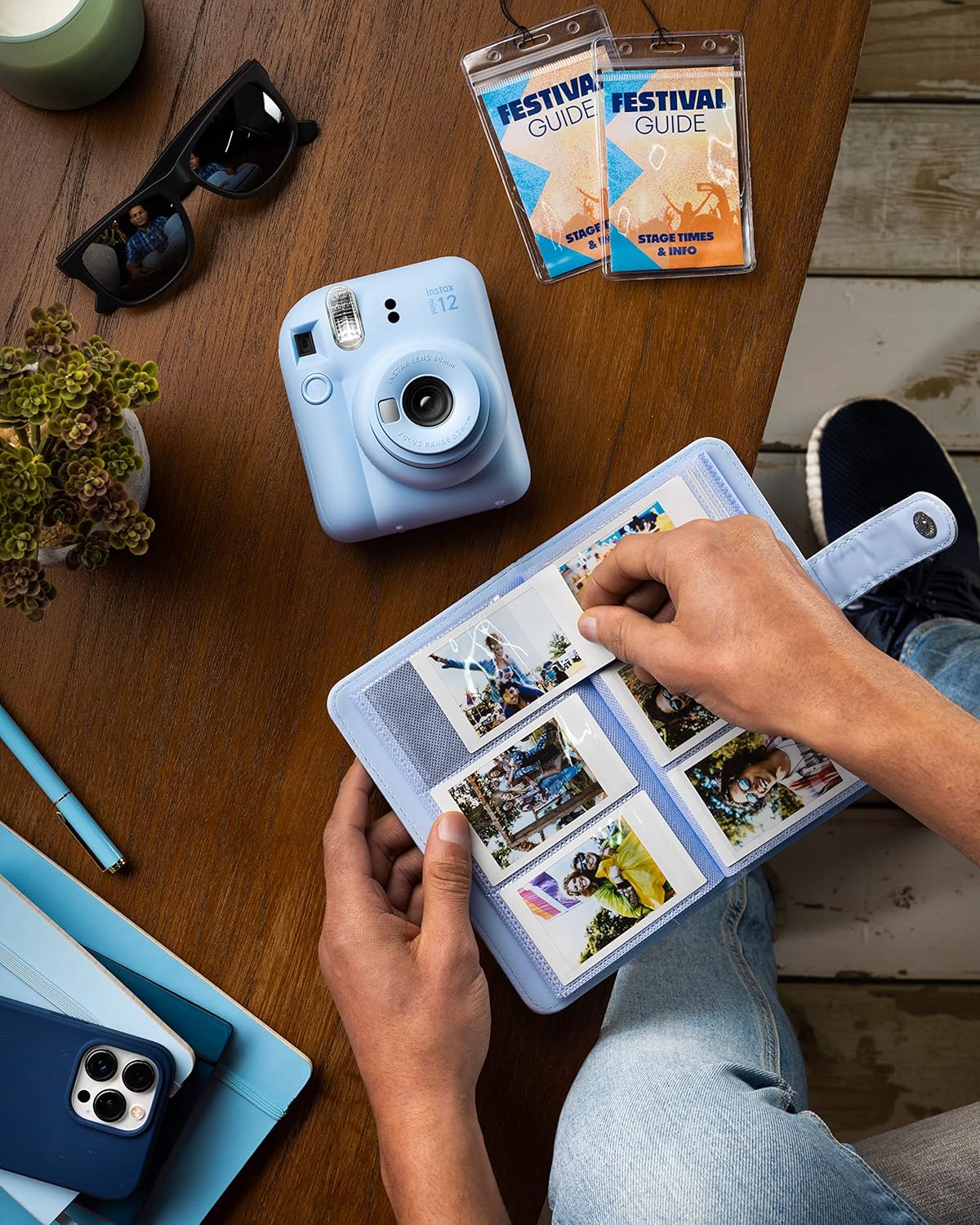 Fuji - Mini 12 Album - Pastel Blue