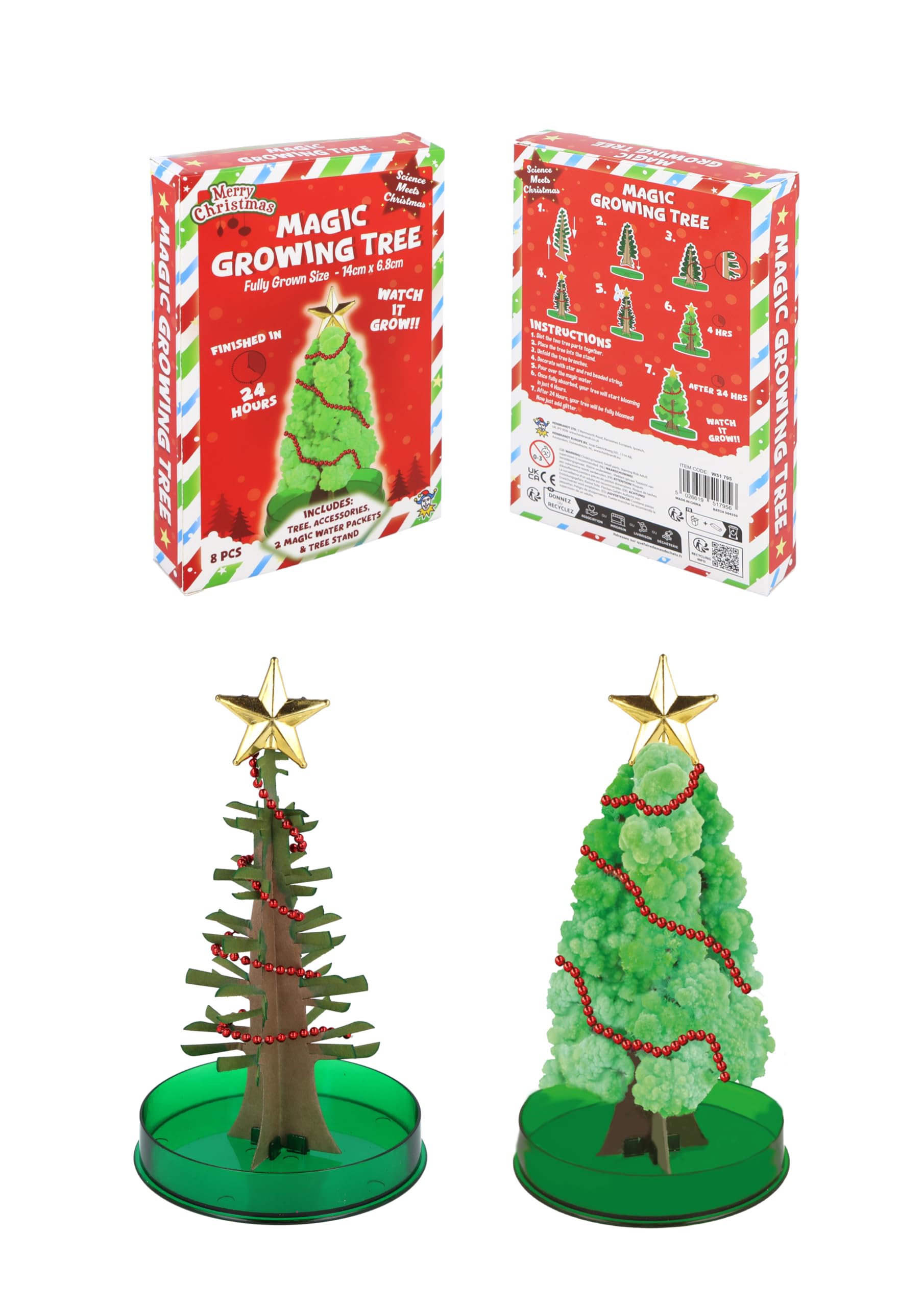 Kristalliserende Tover Kerstboom