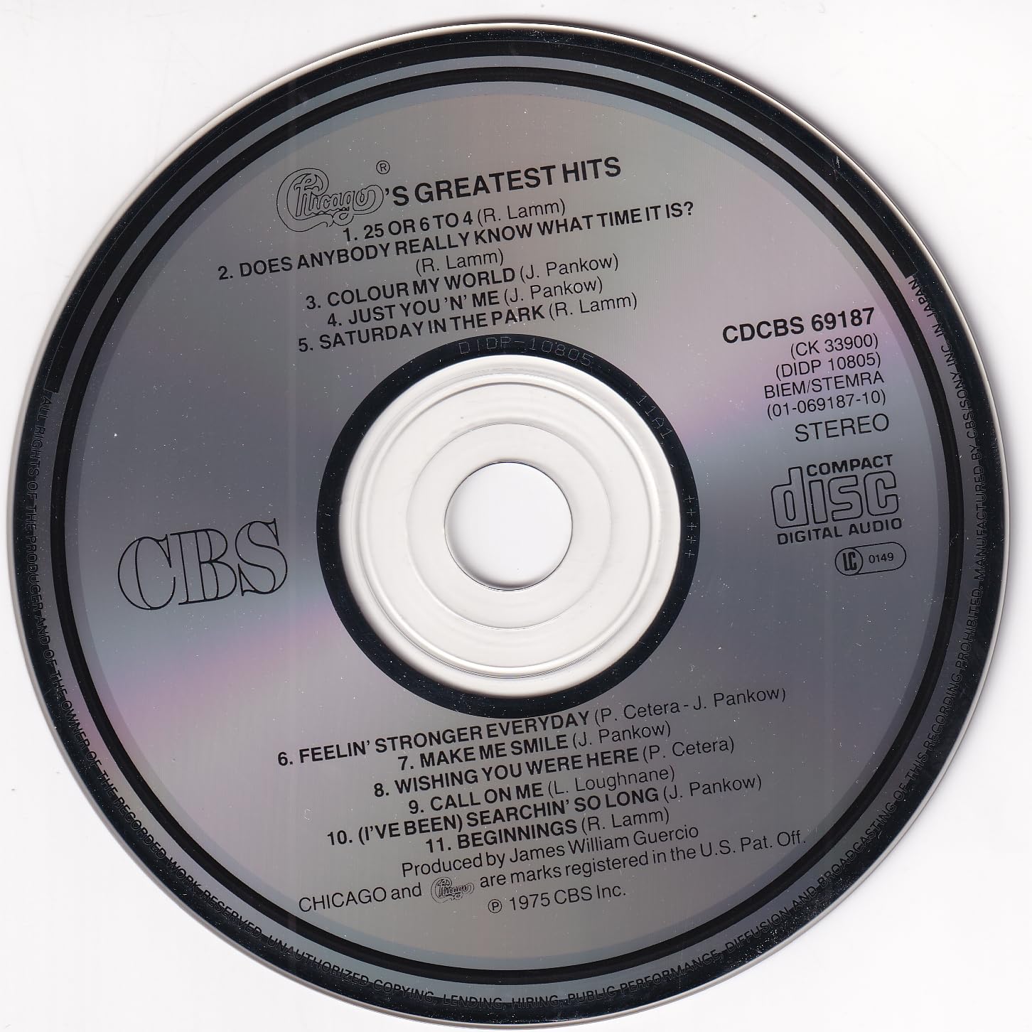 Greatest Hits (Disc Made In Japan)