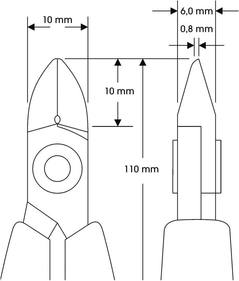 Lindström 8142 Zijkniptang