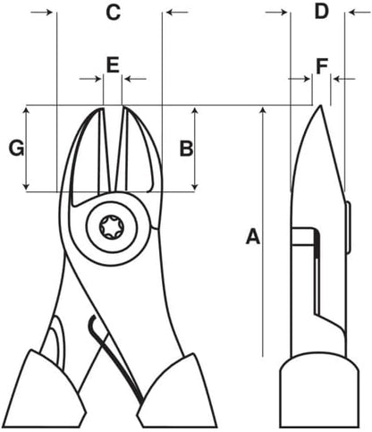Bahco 2101G-140 Zijkniptang 140 Mm