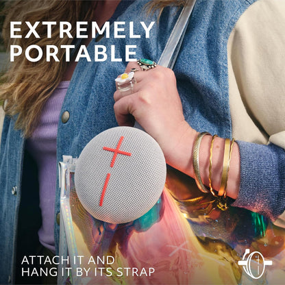 Ultimate Ears MINIROLL Ultra-Portable Waterproof Bluetooth Speaker, Big Bass, IP67 Dustproof, 40 m (131 ft) Range - Revive