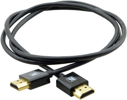 Kramer Flexible High Speed HDMI Cable with ETHERNET Ultra Flat Black (C-HM/HM/PICO/BK-6