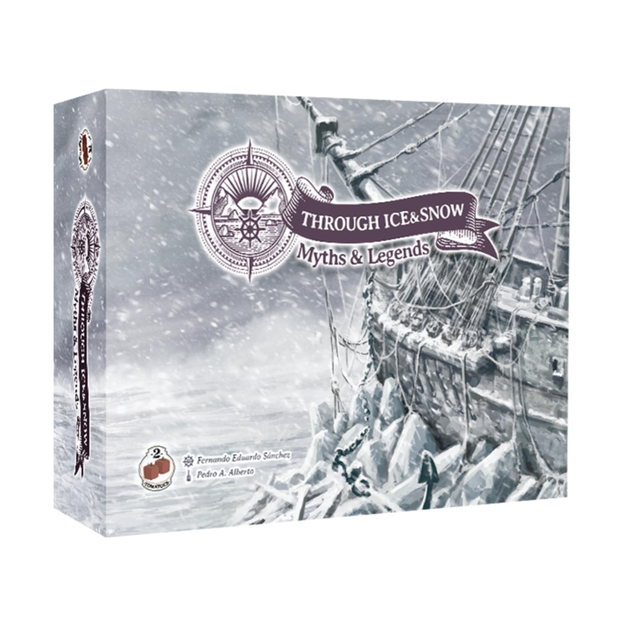 2Tomatoes Games | Through Ice and Snow Myths & Legends | Juego de Mesa Exploración | Estrategia y Aventura | 1-4 Jugadores | Español, Alemán, Inglés y Francés | Histórico, Lugares, Marítimo