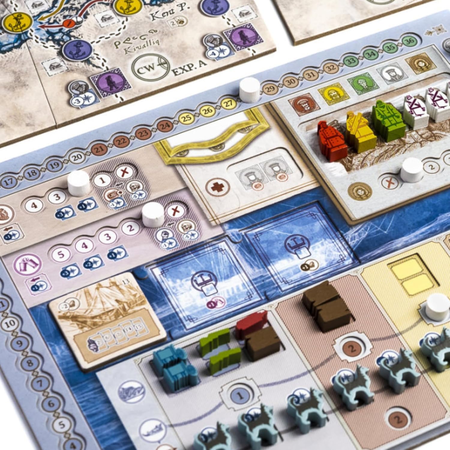2Tomatoes Games | Through Ice and Snow Myths & Legends | Juego de Mesa Exploración | Estrategia y Aventura | 1-4 Jugadores | Español, Alemán, Inglés y Francés | Histórico, Lugares, Marítimo
