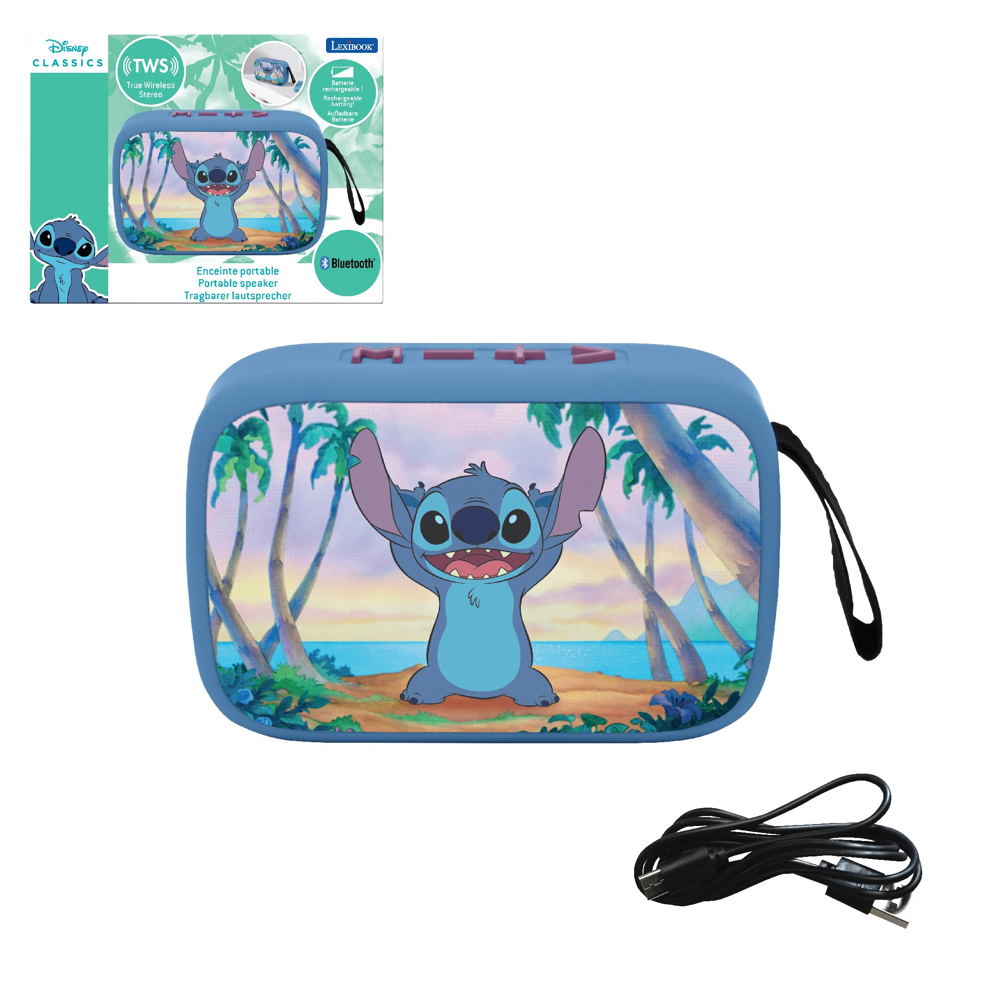 Lexibook - Stitch Bluetooth« Portable Speaker (Bt018D)
