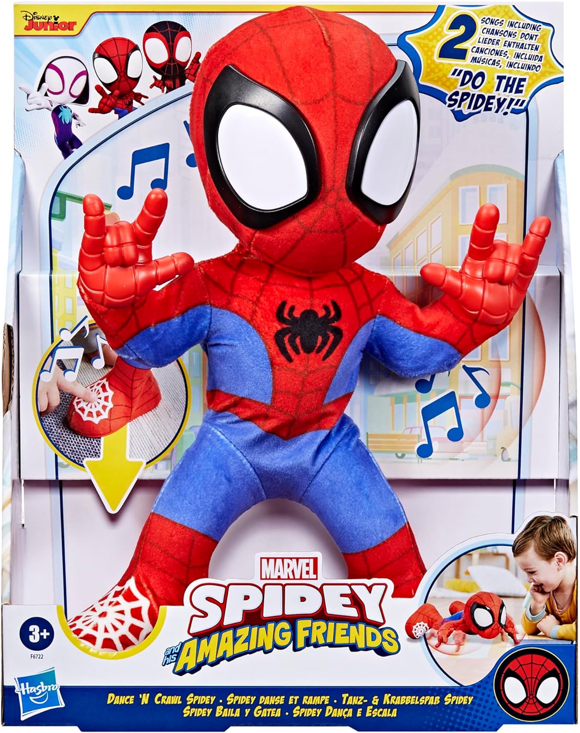 Hasbro Disney Mavel: Spidey And His Amazing Friends - Dance N Crawl Spidey (F6722)