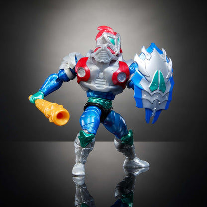 Masters of the Universe Origins Turtles of Grayskull Mekaneck Reptile Wars Posable Action Figure, Teenage Mutant Ninja & MOTU Crossover Hero Toy