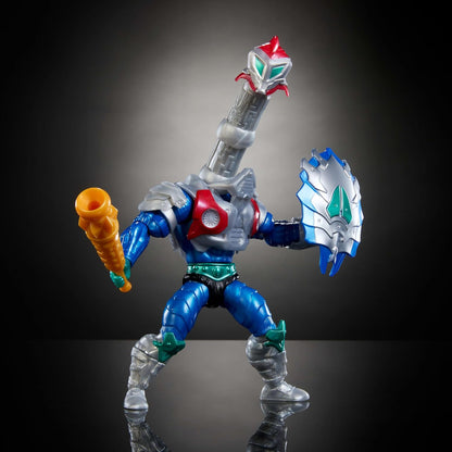 Masters of the Universe Origins Turtles of Grayskull Mekaneck Reptile Wars Posable Action Figure, Teenage Mutant Ninja & MOTU Crossover Hero Toy