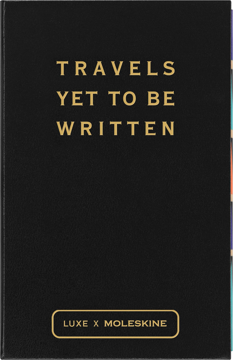 Moleskine Luxe City Collector Box, Gift Set Collection with 4 Tourist Guide Notebooks for Paris, London, New York and Rome, Fabric Covers, Pocket Format 9 x 14 cm