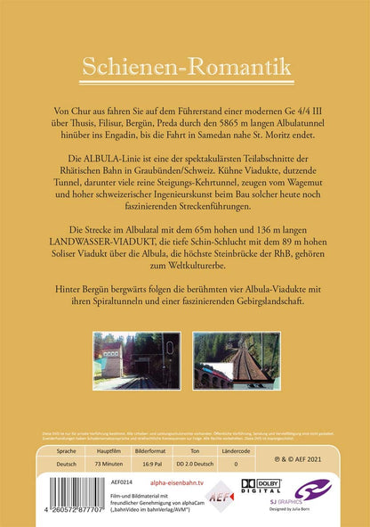 ROMANTIK AUF SCHIENEN-DIE ALBULA-STRECKE