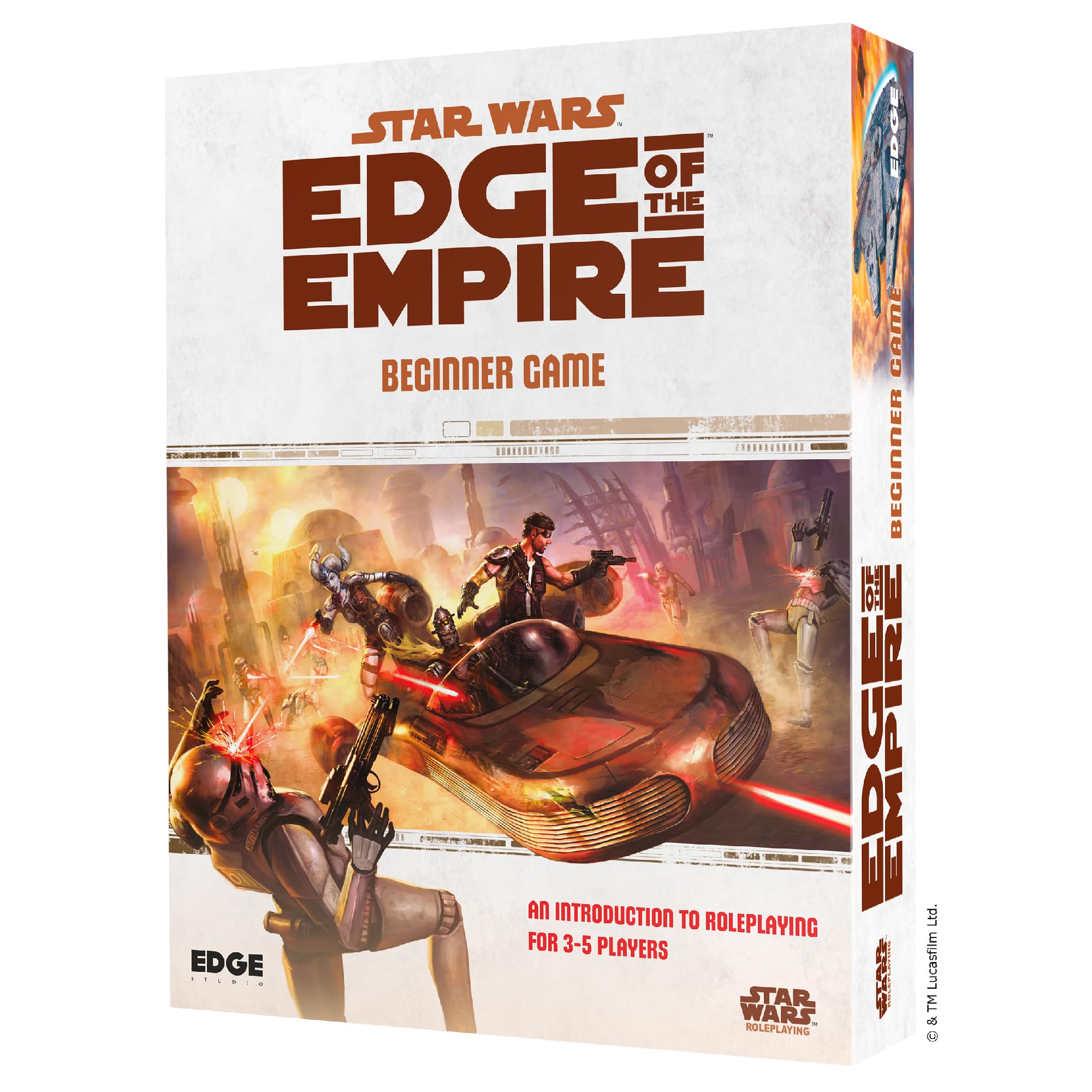 Edge, Star Wars Edge of the Empire RPG: Beginner Game, RPG, Ages 12 plus, 3-5 Players