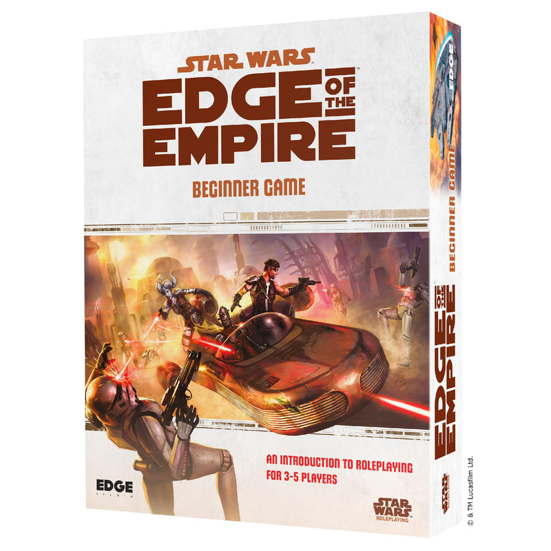 Edge, Star Wars Edge of the Empire RPG: Beginner Game, RPG, Ages 12 plus, 3-5 Players