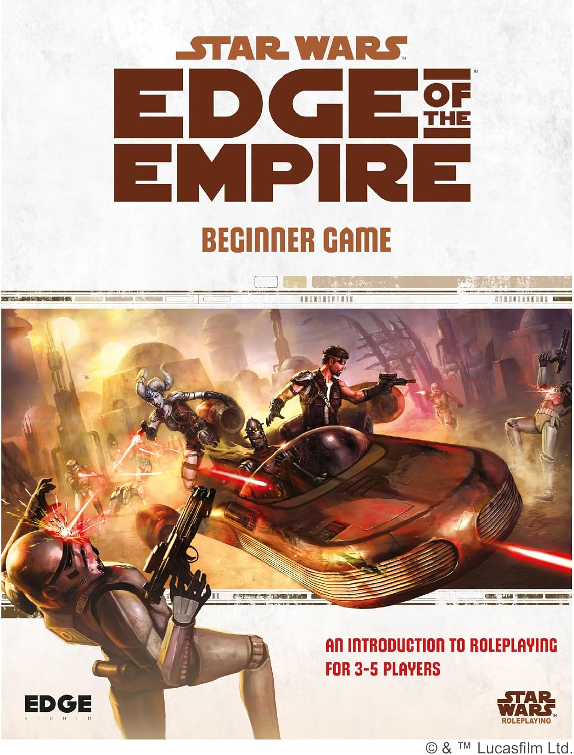 Edge, Star Wars Edge of the Empire RPG: Beginner Game, RPG, Ages 12 plus, 3-5 Players