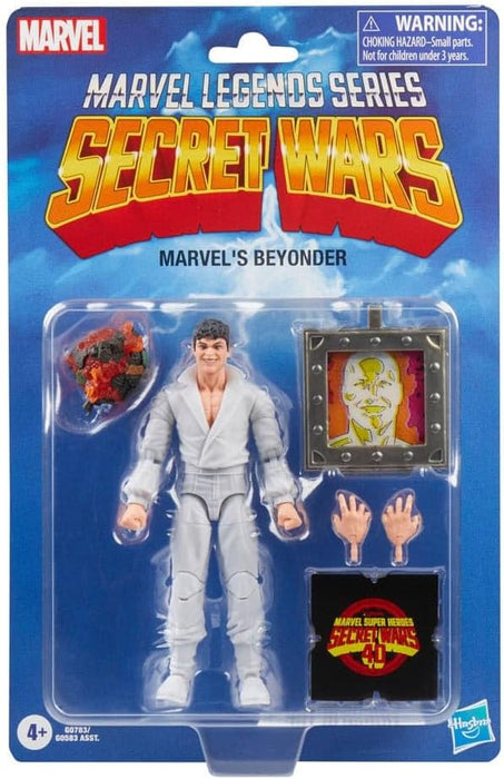 Marvel Legends Series Marvel’s Beyonder, Retro Marvel Super Heroes Secret Wars Comics Collectible 6 Inch Action Figure