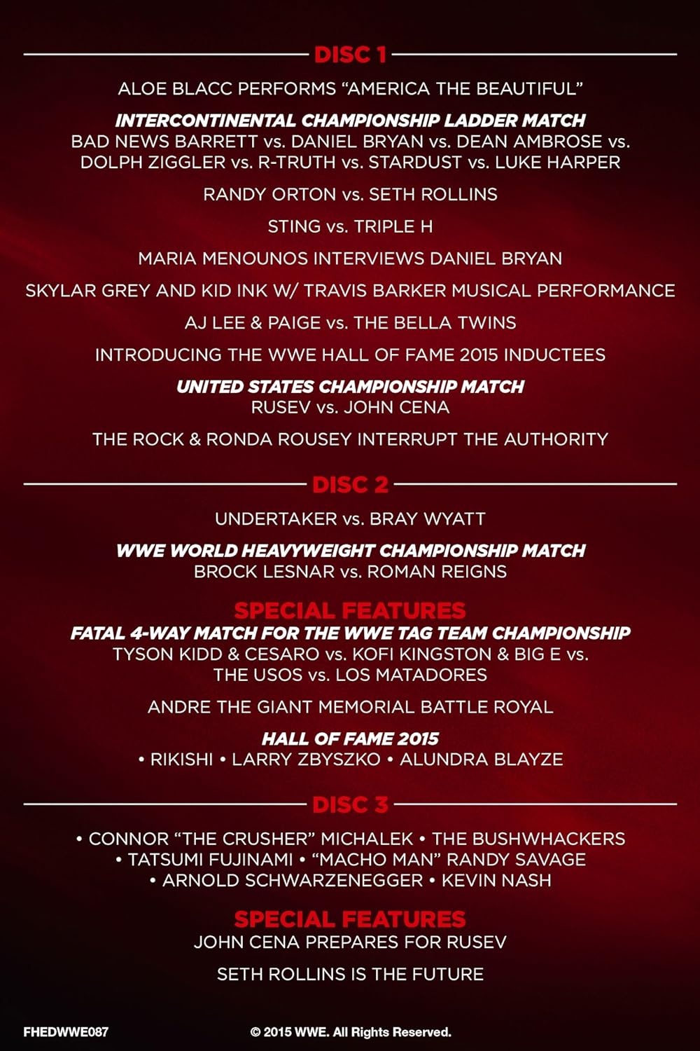 WWE: WrestleMania 31