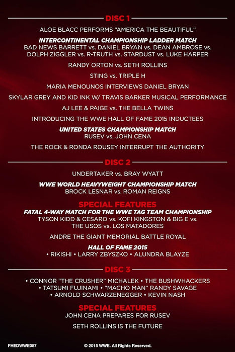 WWE: WrestleMania 31