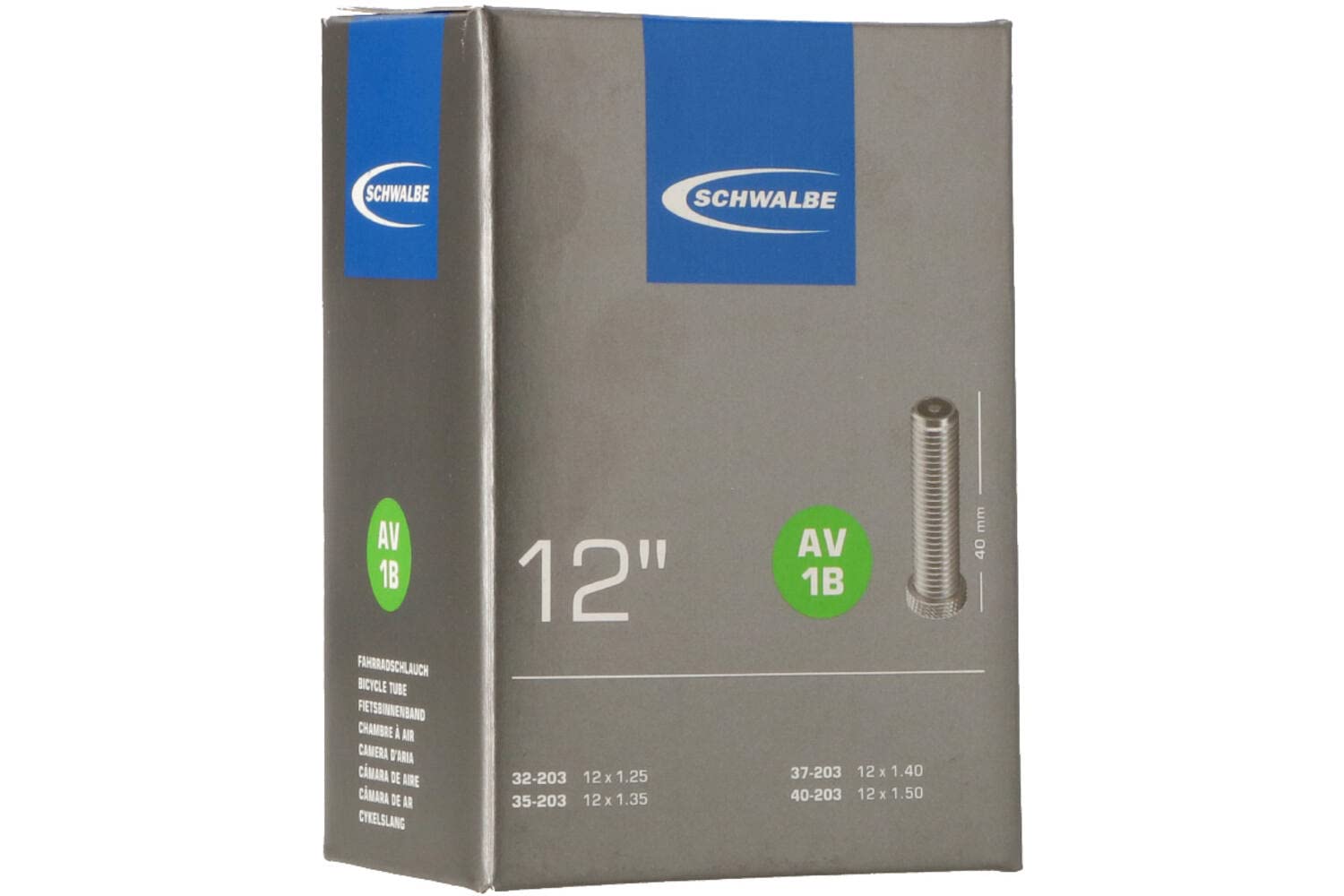 Schwalbe Unisex - Adult AV Tube, Multicoloured, One Size