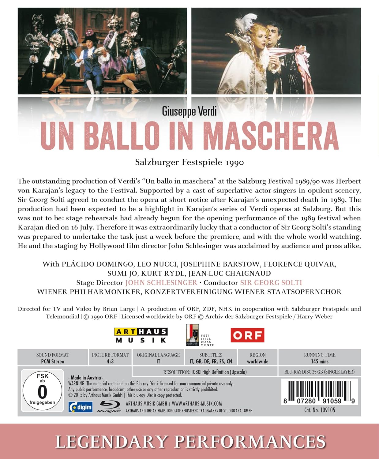 Verdi:Un Ballo In Maschera