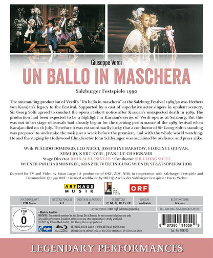 Verdi:Un Ballo In Maschera