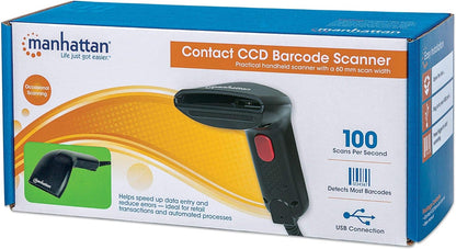 MANHATTAN Barcodescanner Kontakt CCD USB 60mm