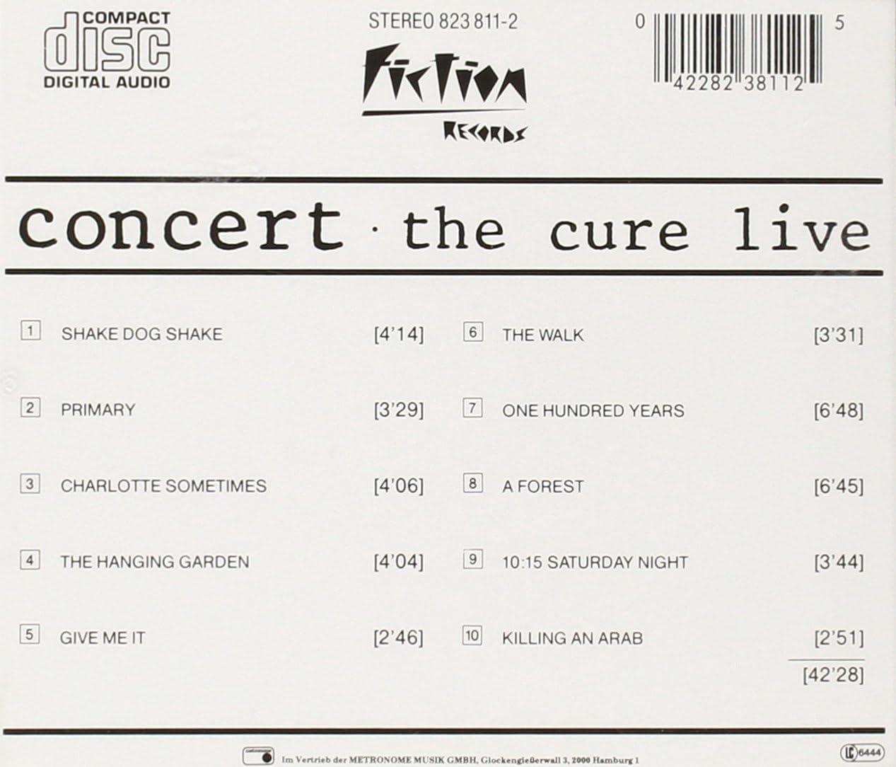 Concert: the Cure Live