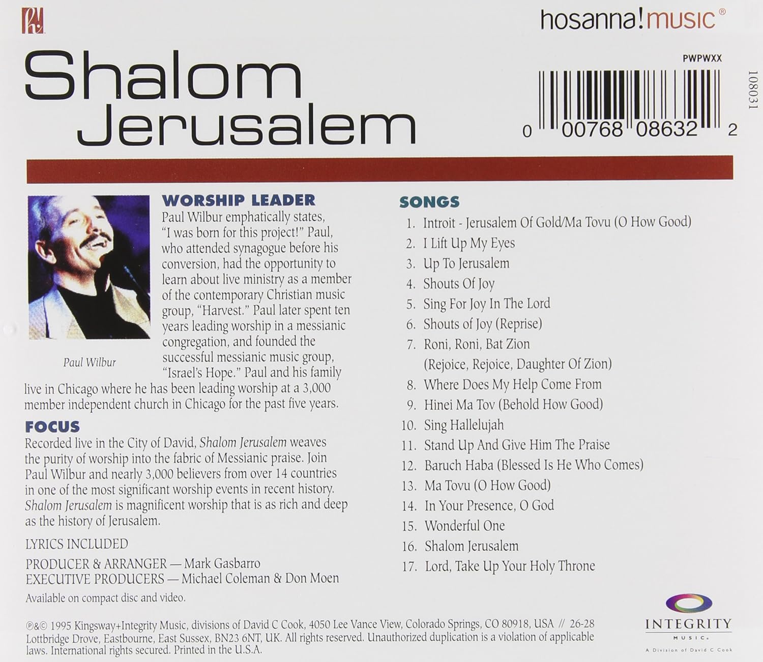 Shalom Jerusalem