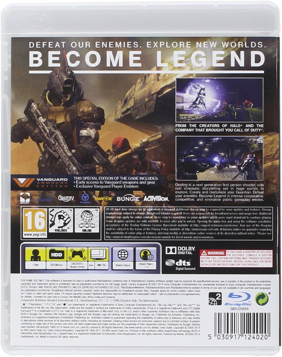 Activision Blizzard Destiny/1 Games (PS3