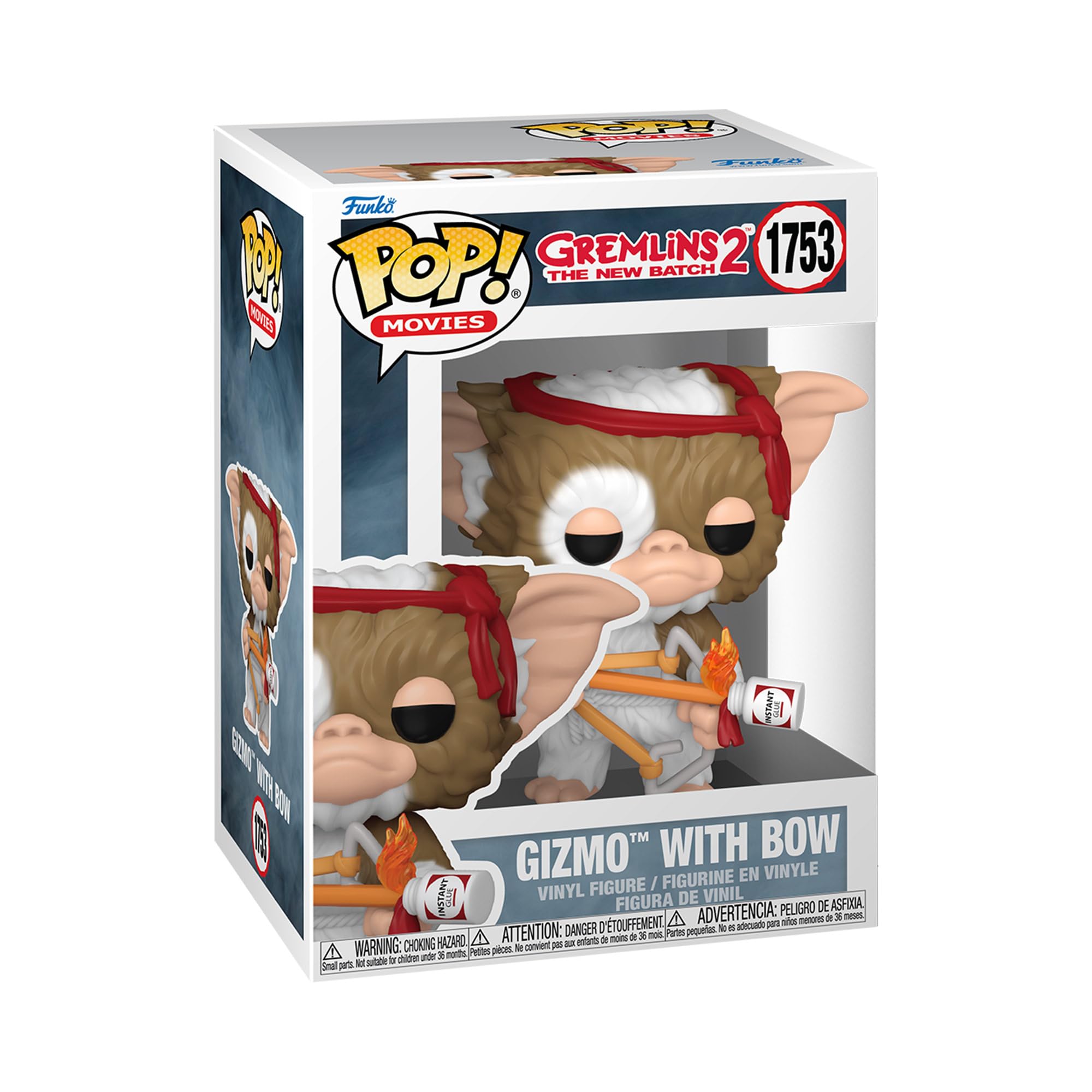 Funko Pop! Movies: Gremlins - Gizmo with Bow- Figura de Vinilo Coleccionable - Idea de Regalo - Mercancia Oficial - Juguetes para Niños y Adultos - Movies Fans - Muñeco para Coleccionistas