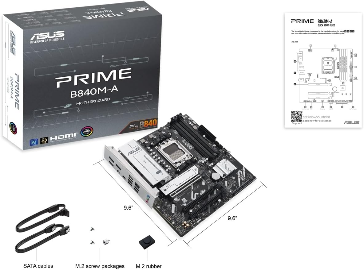 ASUS PRIME B840M-A-CSM (AM5/B850//Micro ATX