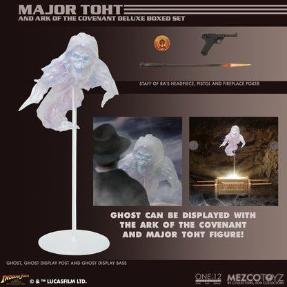 Indiana Jones figurine 1/12 Major Toht and Ark of the Covenant Deluxe Boxed Set 16 cm