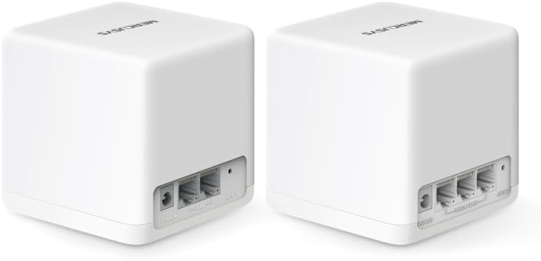 Tp-Link - Mercusys Halo H60X Ax1500 Whole Home Mesh Wi-Fi 6 System (2-Pack)