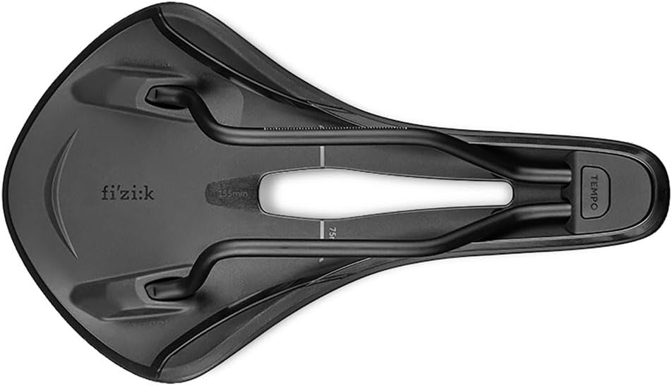 Fizik Tempo Aliante R5 Road Bike Saddle, Carbon Reinforced Shell with Alloy Rails, 155mm Width, Black