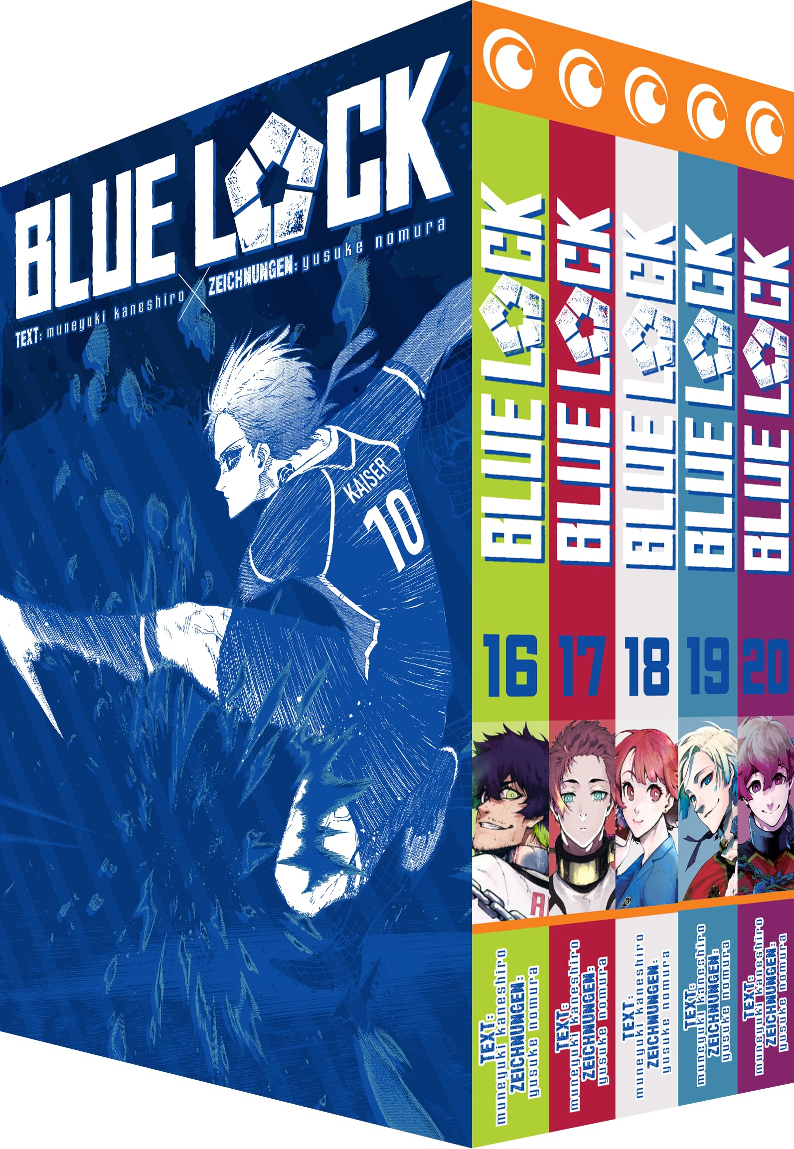 Blue Lock - Band 16-20 Im Sammelschuber - (German Import)