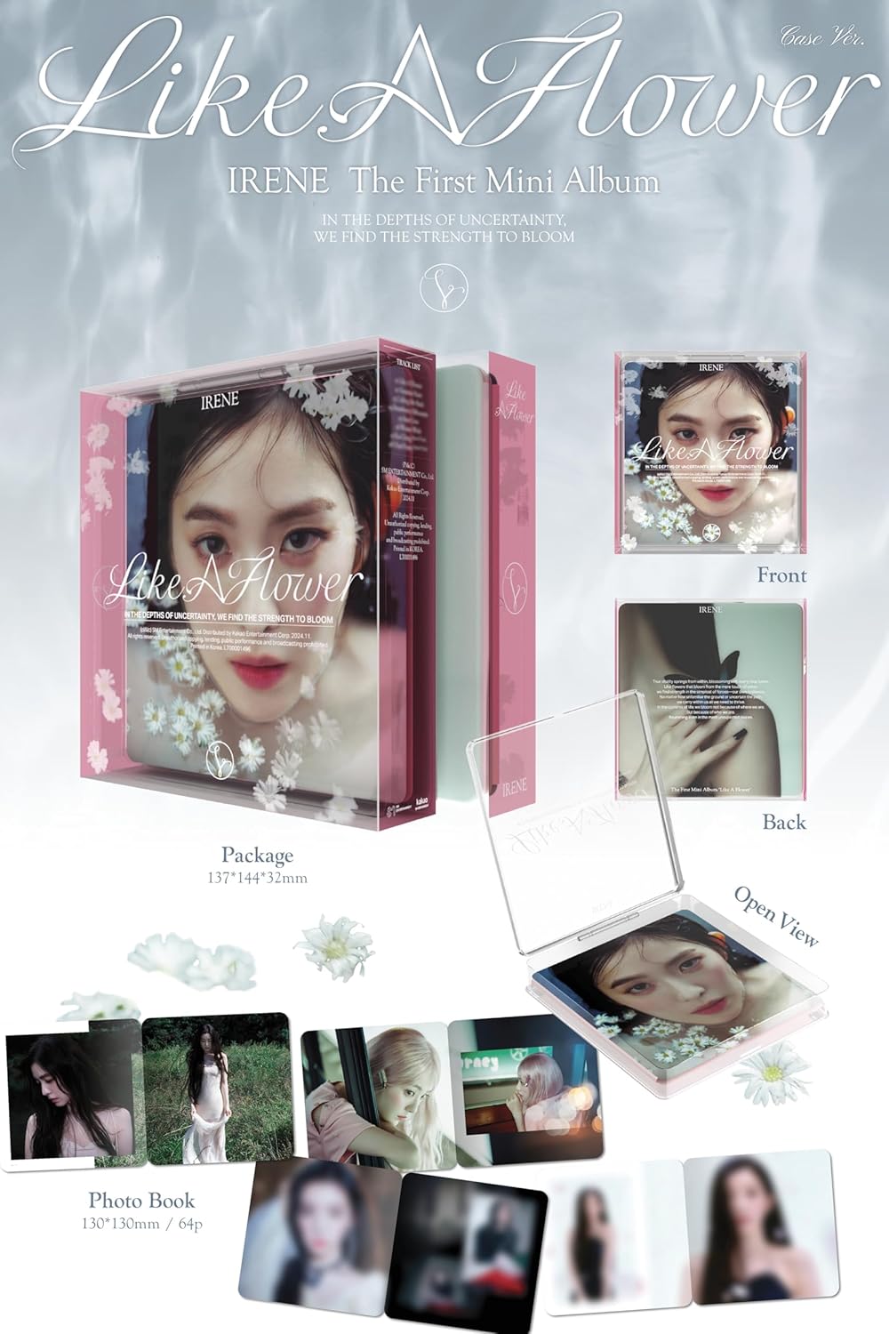 Like A Flower - Jewel Case Version - incl. 64pg Photobook, Postcard, Lyric Paper, Folded Poster, Illust Postcard + Photocard
