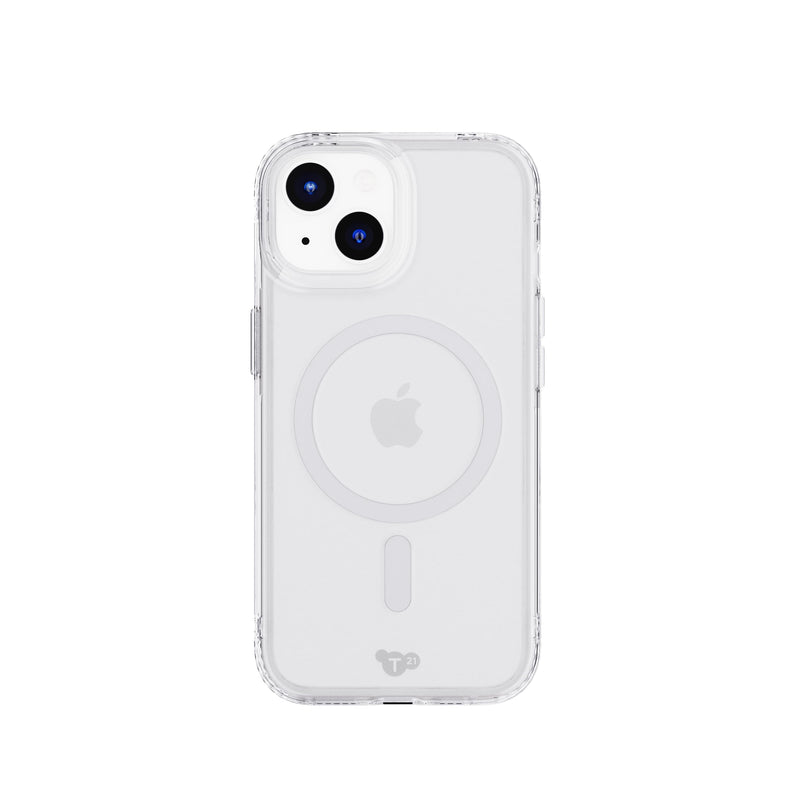 tech21 Evo Clear case Compatible with MagSafe for iPhone 15 -Impact Protection Case - Clear