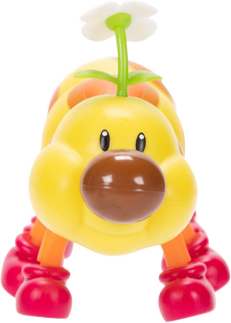 Nintendo Super Mario Soda Jungle Diorama Includes 3 Figures and 2 Accessories: 2.5-Inch Mario, Wiggler, Piranha Plant, Warp Pipe, Coin. Ages 3+ (Officially Licensed)