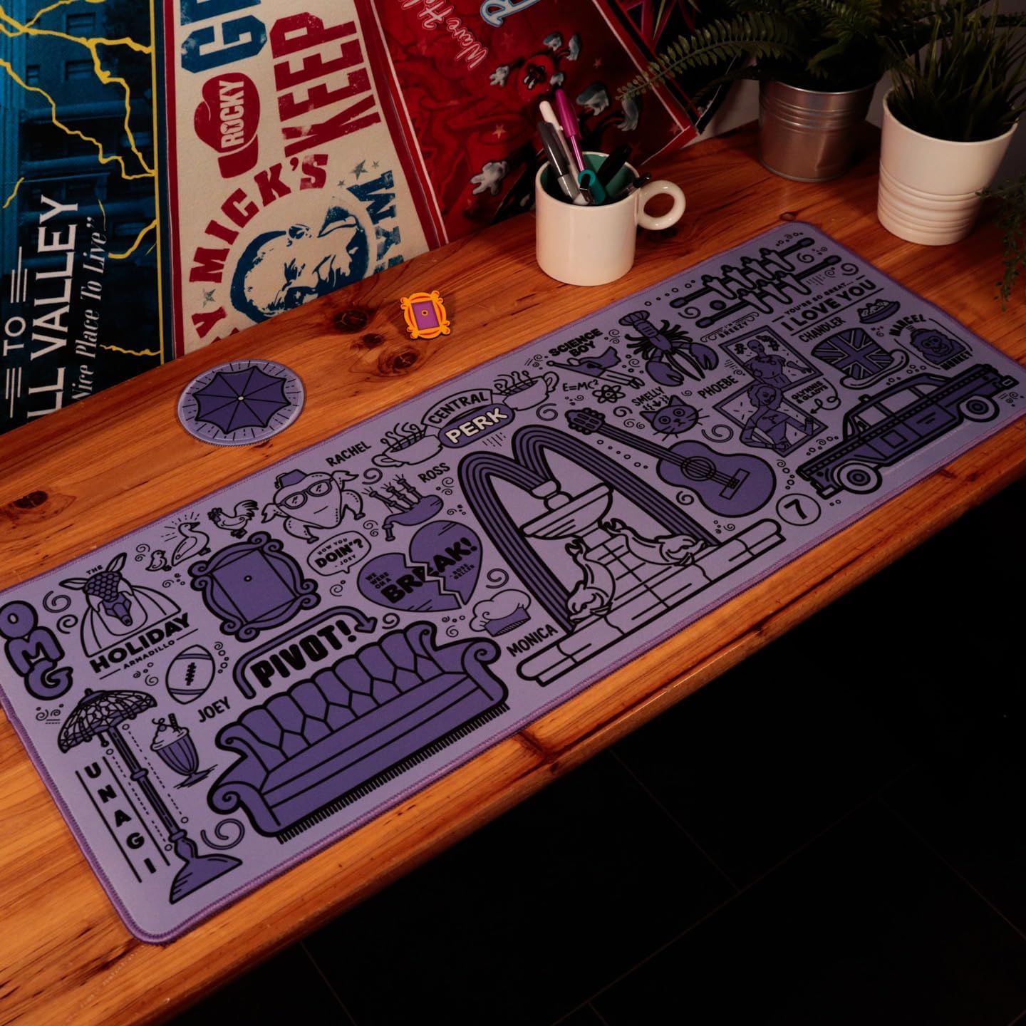 FaNaTtik Friends Desk Pad & Coaster Set