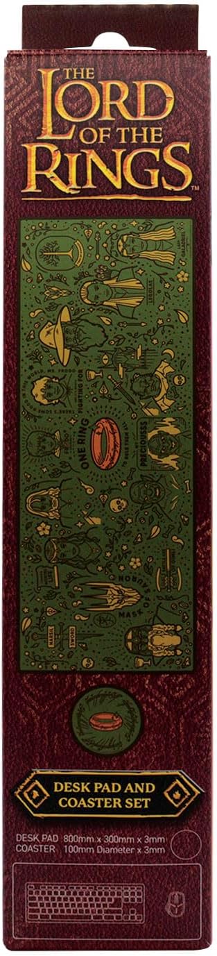 The Lord of the Rings Desk Pad & Coaster Set