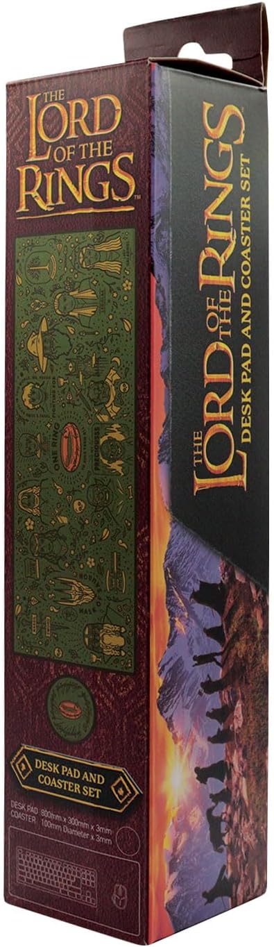 The Lord of the Rings Desk Pad & Coaster Set