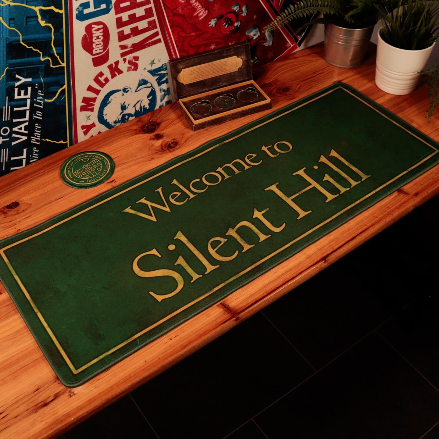 FaNaTtik Silent Hill XL Desk Pad and Coaster Set