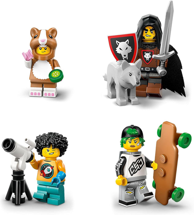 LEGO Minifigures Series 27 Mystery Box, Get 1 of 12 Collectible Figures incl. Cupid, Pterodactyl, Jetpack Racer & More - Toys for 5+ Year Old Boys and Girls 71048