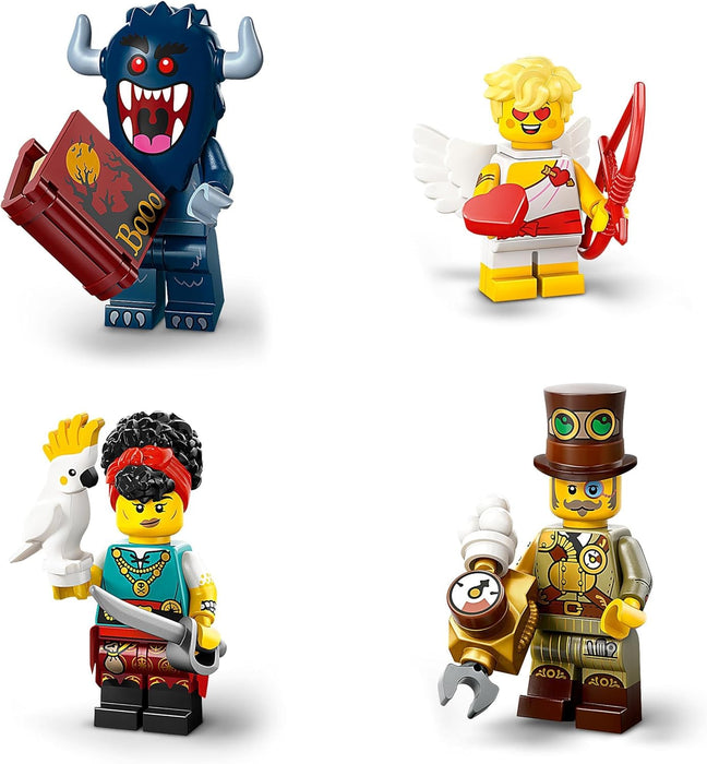 LEGO Minifigures Series 27 Mystery Box, Get 1 of 12 Collectible Figures incl. Cupid, Pterodactyl, Jetpack Racer & More - Toys for 5+ Year Old Boys and Girls 71048