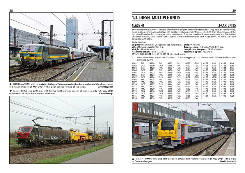 Benelux Railways: Locomotives and Multiple Units 8th Edition