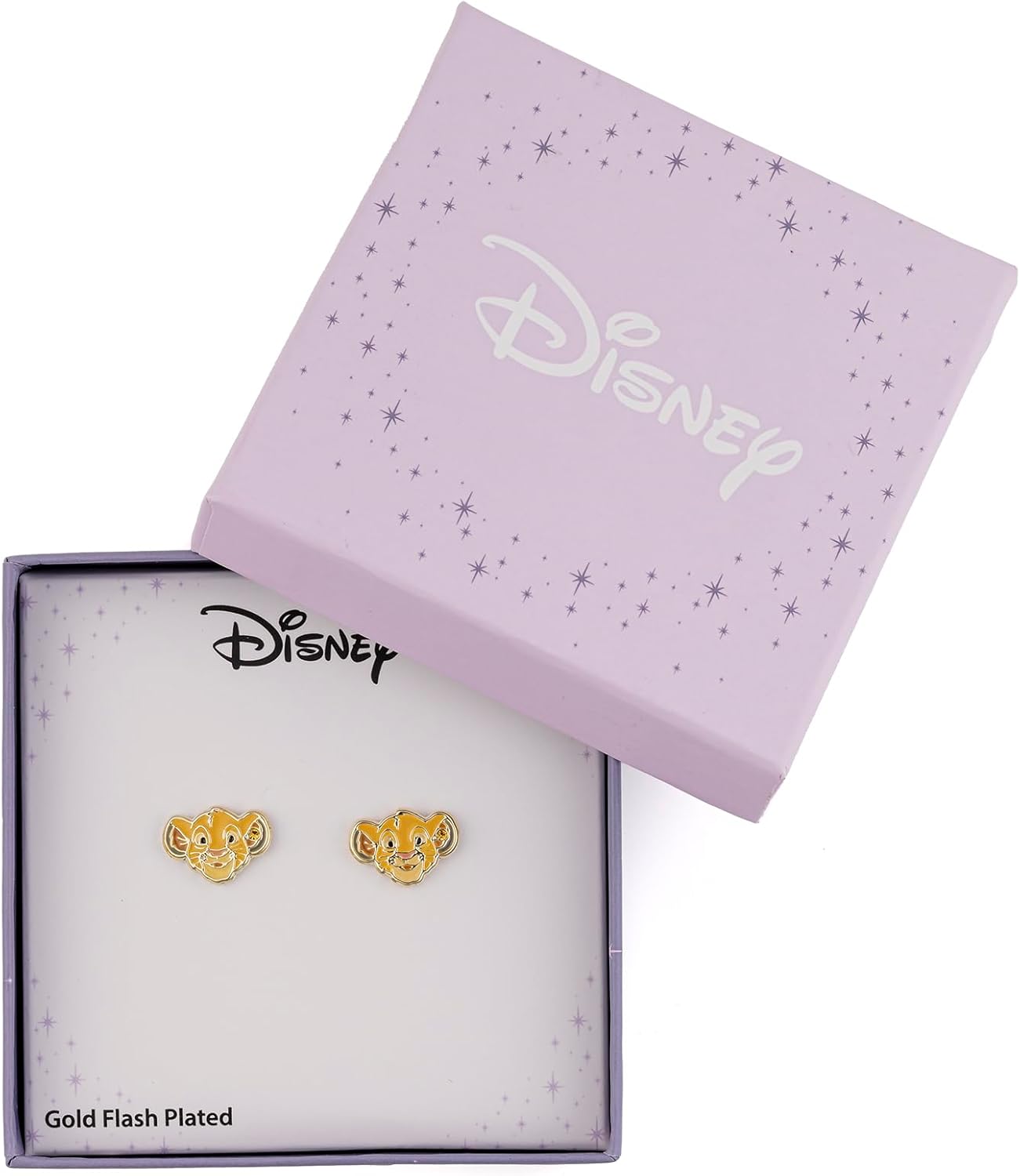 Disney - Brass Yg Plt Simba Stud Earrings