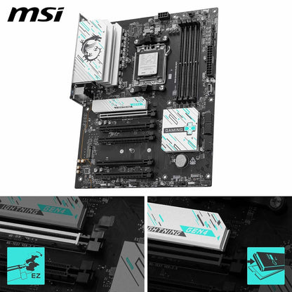 MSI B840 GAMING PLUS WIFI Motherboard, ATX - Supports AMD Ryzen 9000/8000 / 7000 Processors, AM5 - DDR5 Memory Boost 8000+ MT/s (OC), PCIe 4.0 x16, M.2 Gen4, Wi-Fi 7, 2.5G LAN