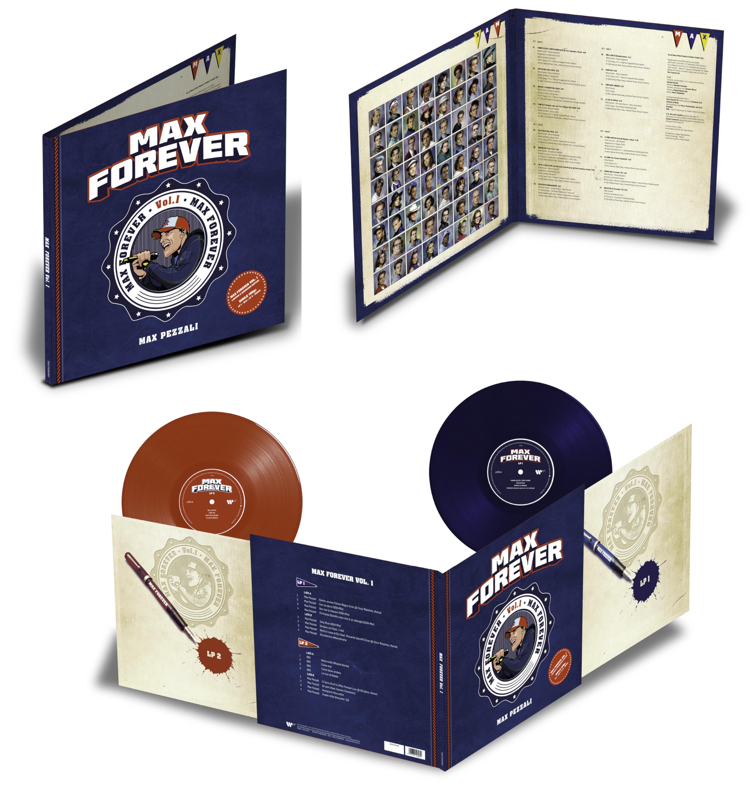 Max Forever Vol.1 (Doppio Vinile Blu E Rosso)
